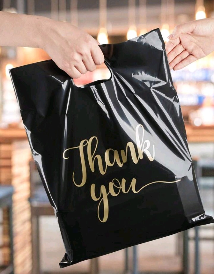 Reusable Black Gift Bags 