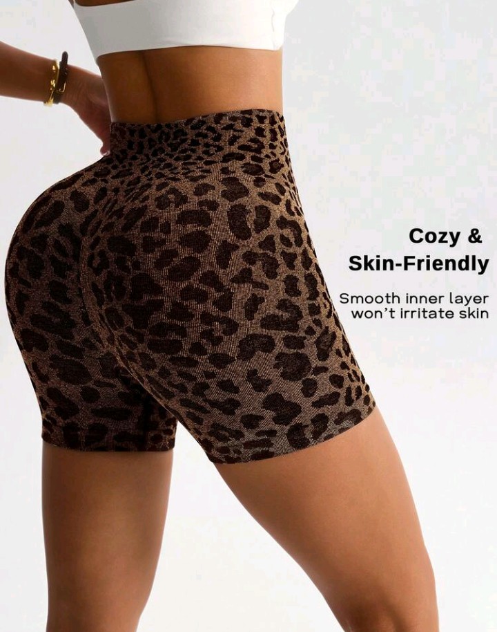Women's High Waisted seamless Sports shorts 