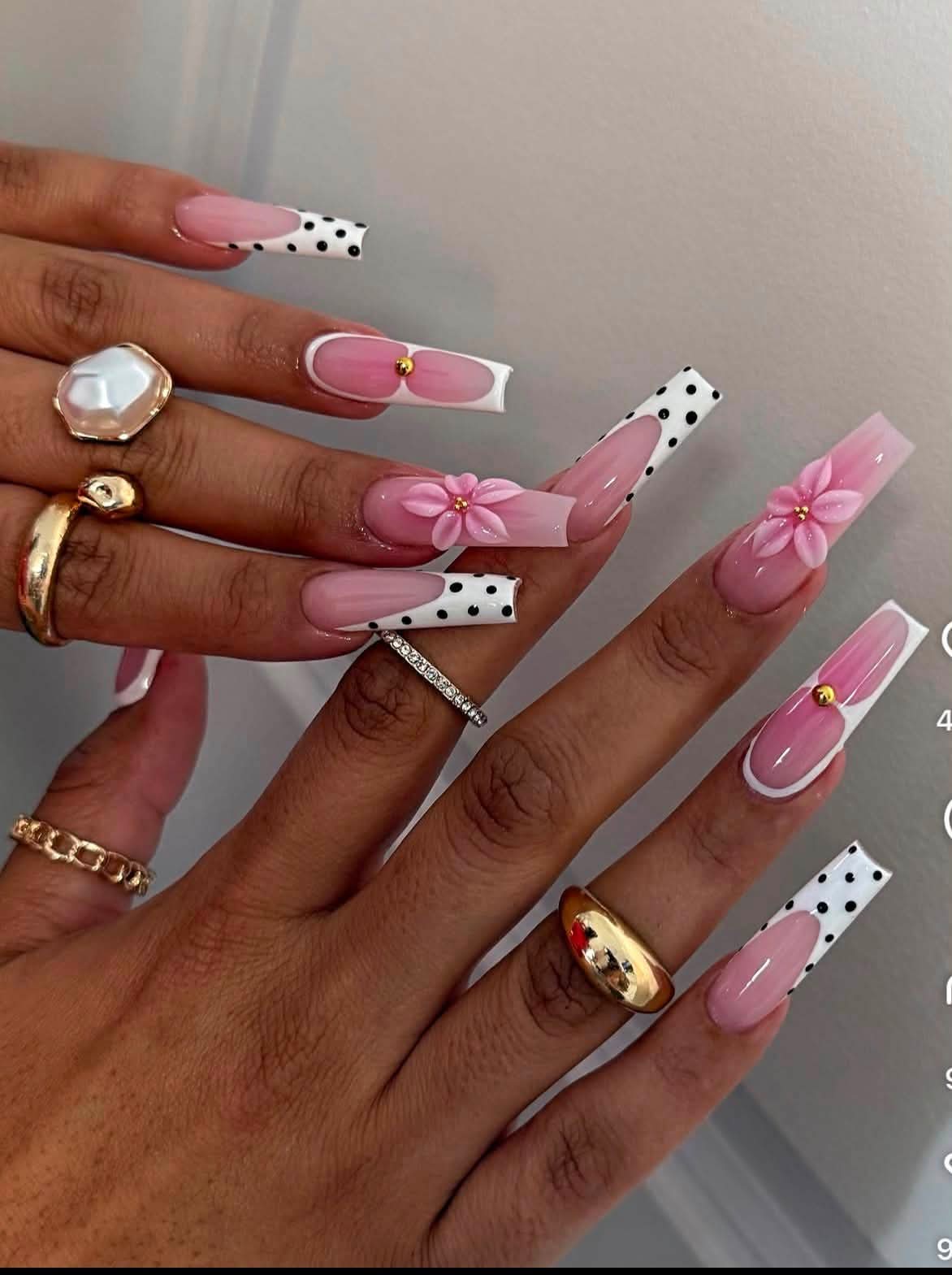 Lang square-Shaped nails