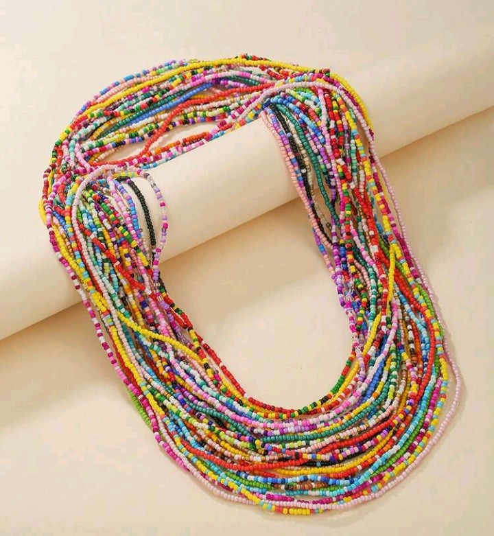 Colorful Beaded Waist Chains