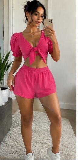 Women's Two-Piece Shorts Set