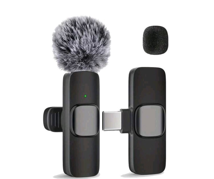 Compact USB -C Wireless Lavaliere Microphone 