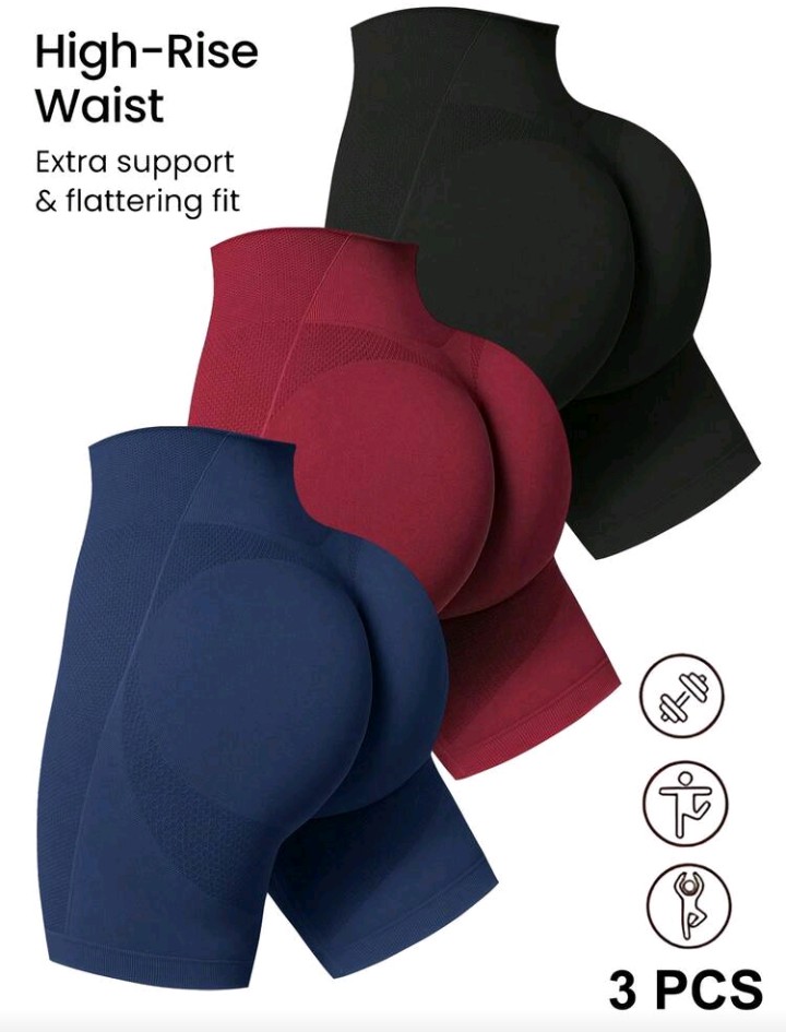 High Waist Seamless Tight Elastic Sports 