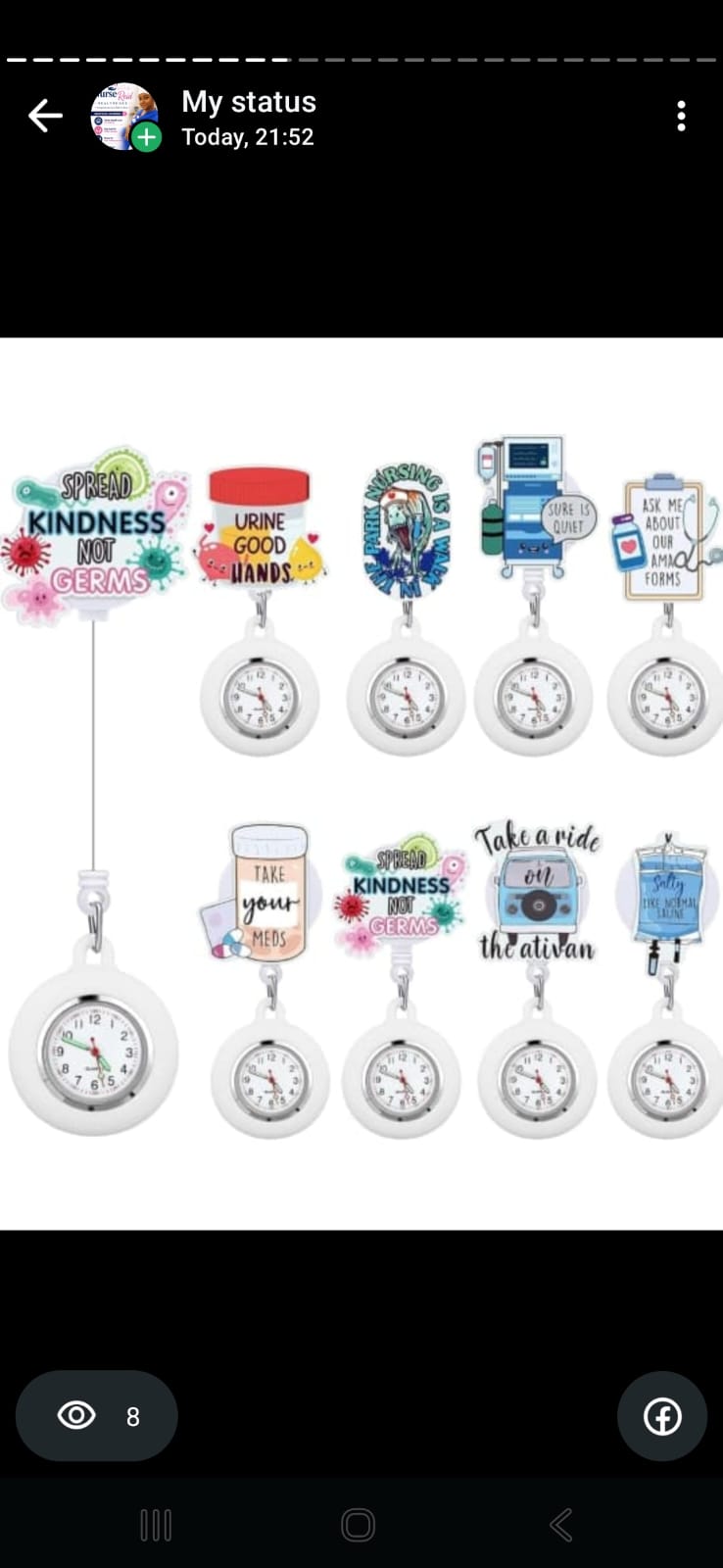 Nurse watches