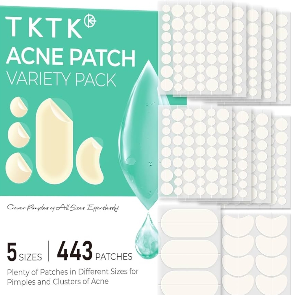 Pimple Patches for Face, Hydrocolloid Acne Cover Patch Bulk